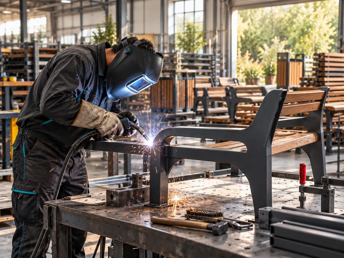 Aktif Kent Mobilyaları Metal İmalat ve Kaynak Süreci