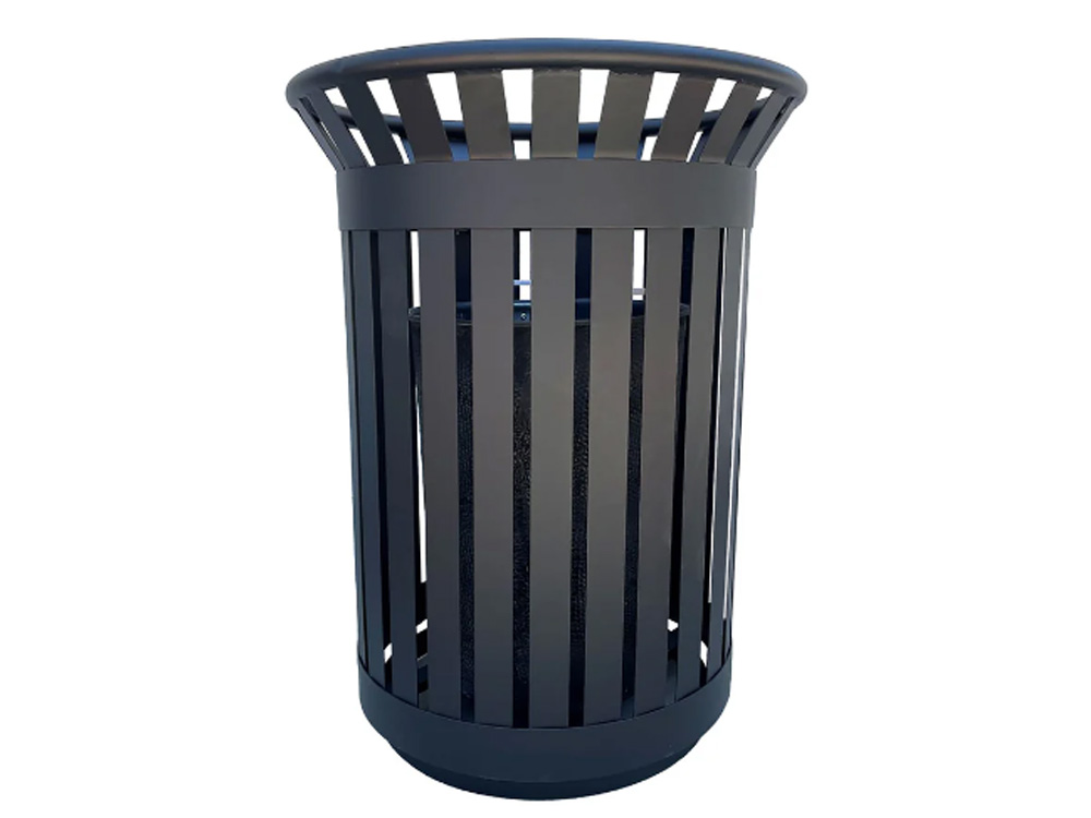 AKT-314 Açık Alan Metal Ahşap Çöp Kovaları
